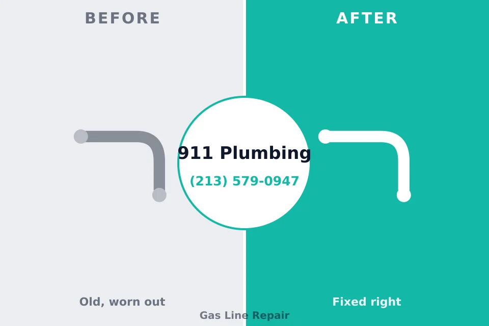 Before and after: plumbing repair Wyandotte, MI